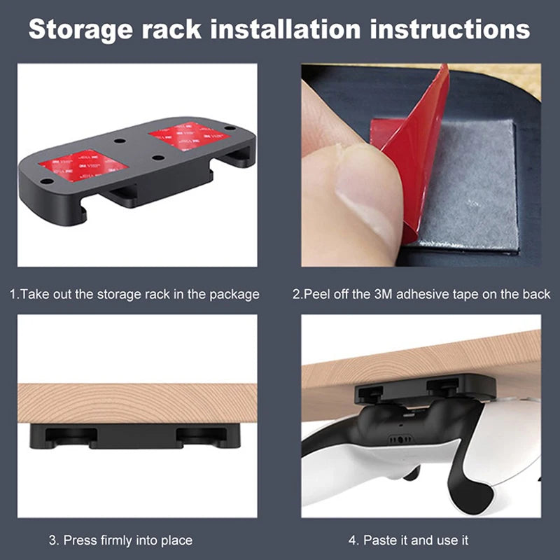 1 Pcs Portable Game Controller Hanging Storage Rack Handle Gamepad Bracket Console Holder Stand For Ps5/ps4 Game Accessories Oasis Select