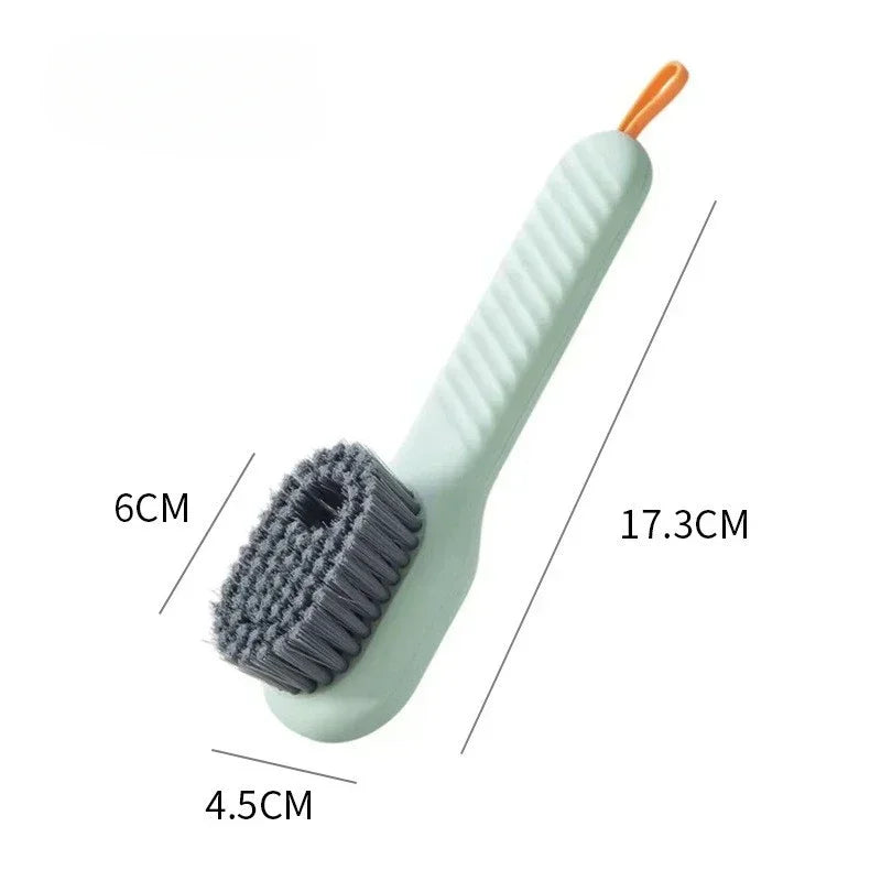 1/2/4PCS Shoe Washing Machine Bag with Liquid Shoe Brush Set Durable Laundry Shoe Bag and Soft Bristle Clean Brush for All Shoes Oasis Select 1PC Brush Only