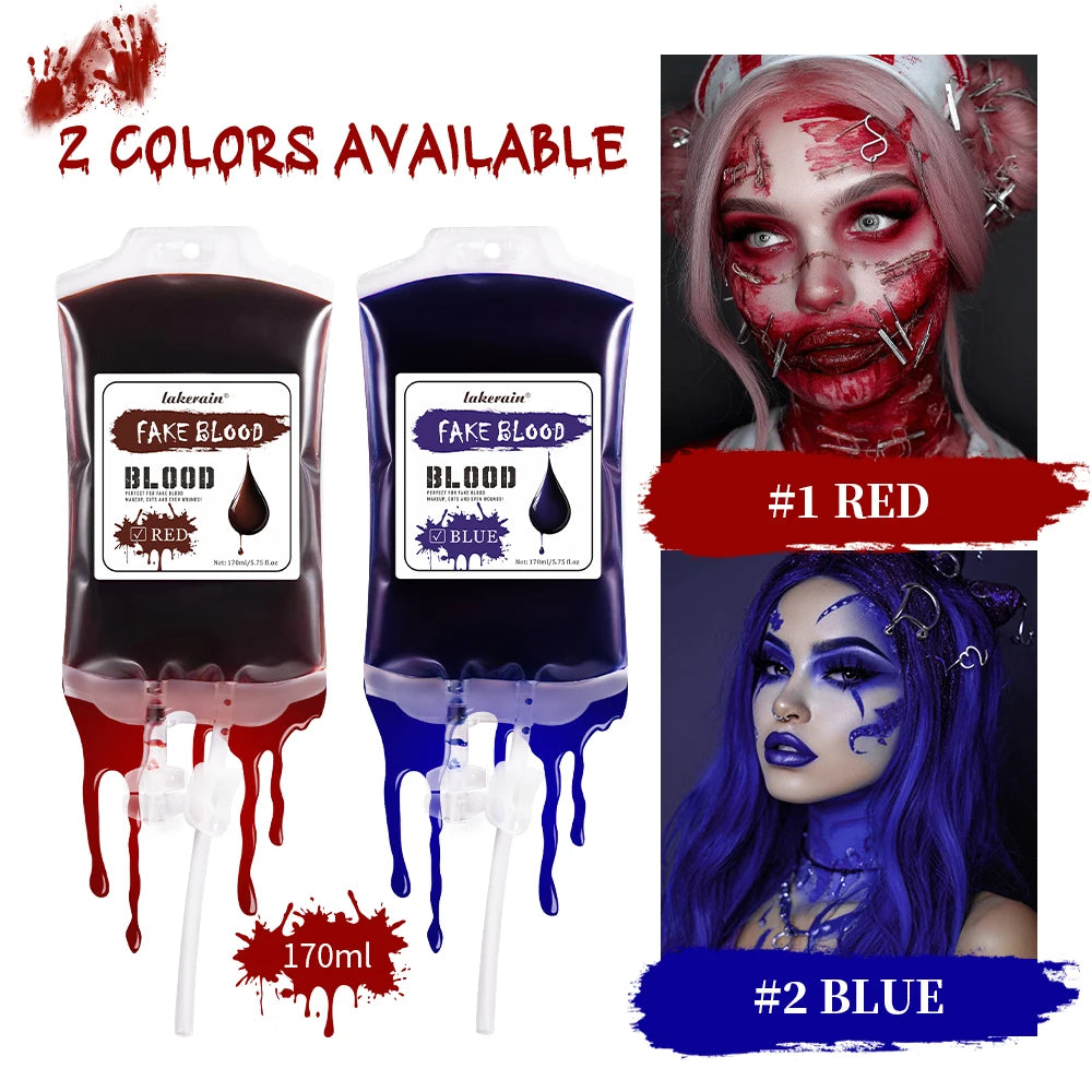 Halloween Fake Blood SFX Makeup – Washable Realistic Body Paint SFX Body Paint Oasis Select 2colors