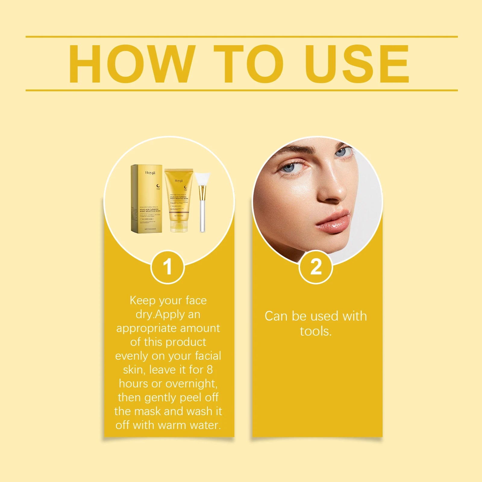 Turmeric Collagen Peel-Off Face Mask with Scraper – 75g Peel-Off Face Mask Oasis Select