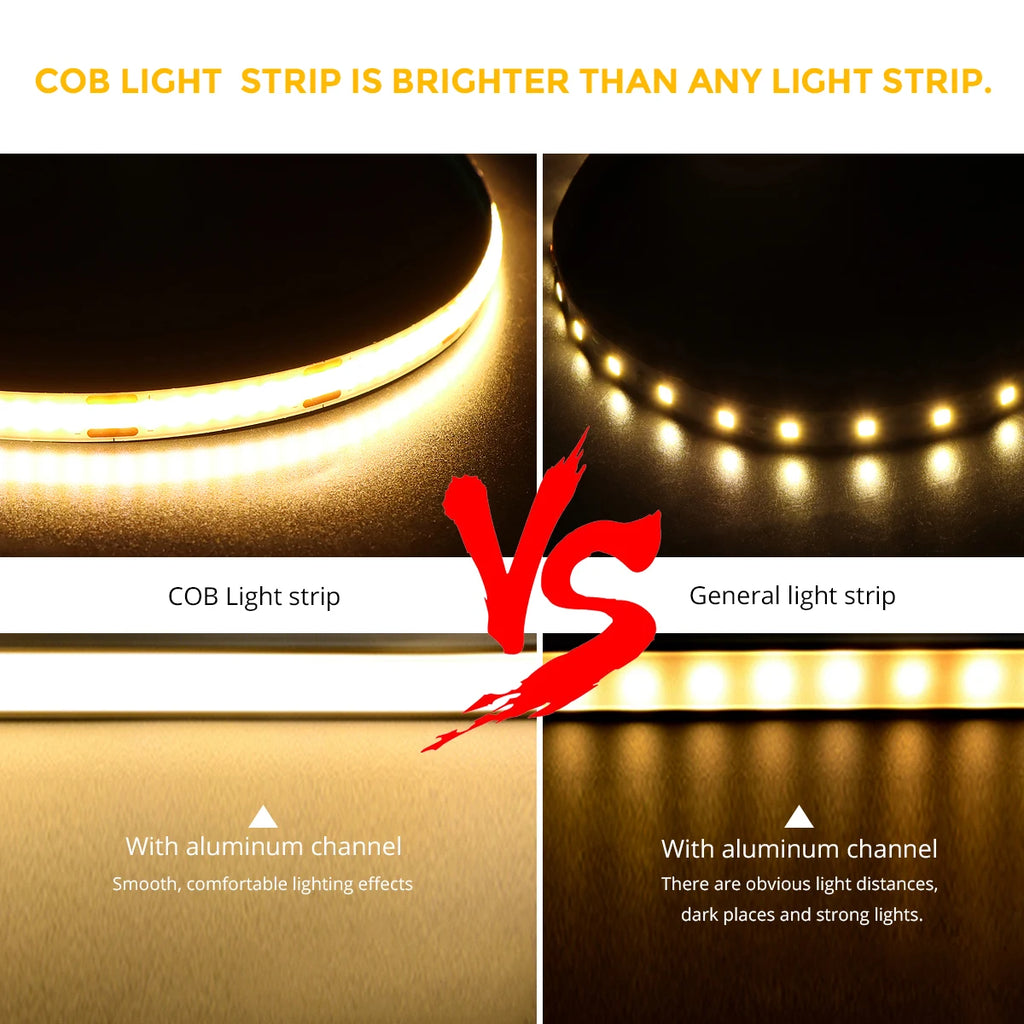 USB 5V COB LED Strip Light 1-5m Super Bright 320leds/m Home Decor Tape,Hand Scan Sensor Switch/Dimmable Touch Switch/Push Switch Oasis Select