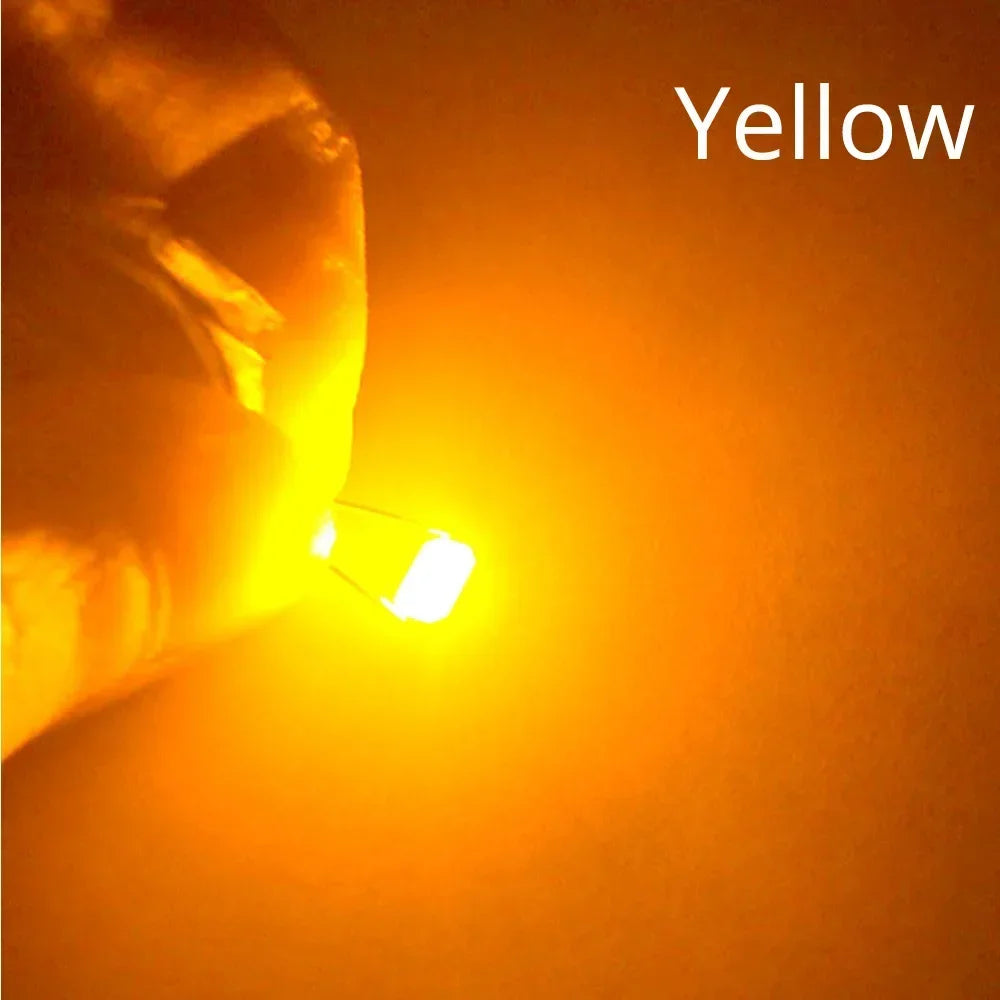 100Pcs 5730 Bright Chips SMD LED Red Yellow White Blue RGB Purple Pink Light Emitting Diode Lighting Atmosphere Decoration Patch Oasis Select Yellow
