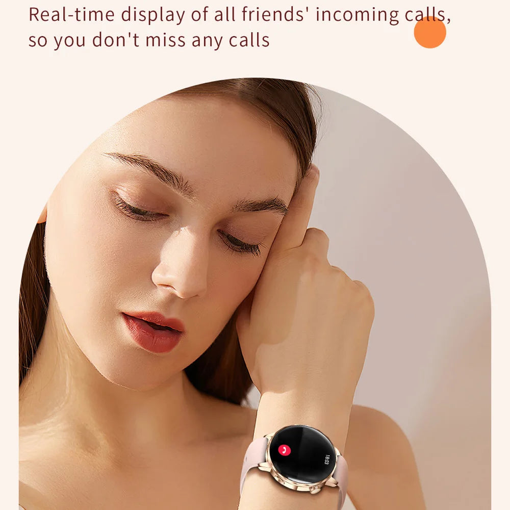 696 Fashion Smart Watch Women Blue Tooth Call Sports Fitness Bracelet Waterproof Music Heart Rate Sleep Lady Health Smartwatch Oasis Select