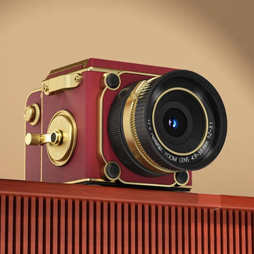 Retro 4K CCD Digital Camera – Dual-Lens Compact Vintage Style Digital Compact Camera Oasis Select