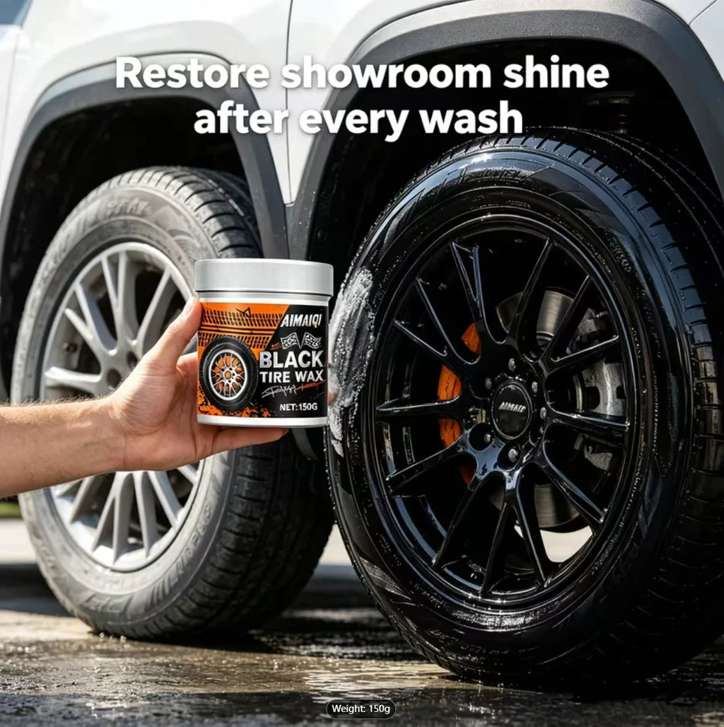 Tire Protection Wax – UV Shield, Anti-Crack Black Coating Tire Care Wax Oasis Select