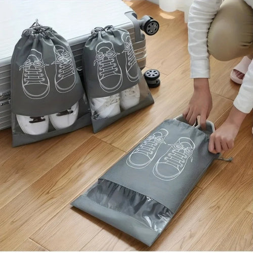 10pcs Non Woven Shoe Bag Storage Bag, Shoe Storage Drawstring Drawstring, Shoe Storage Bag, Dust-proof Oasis Select