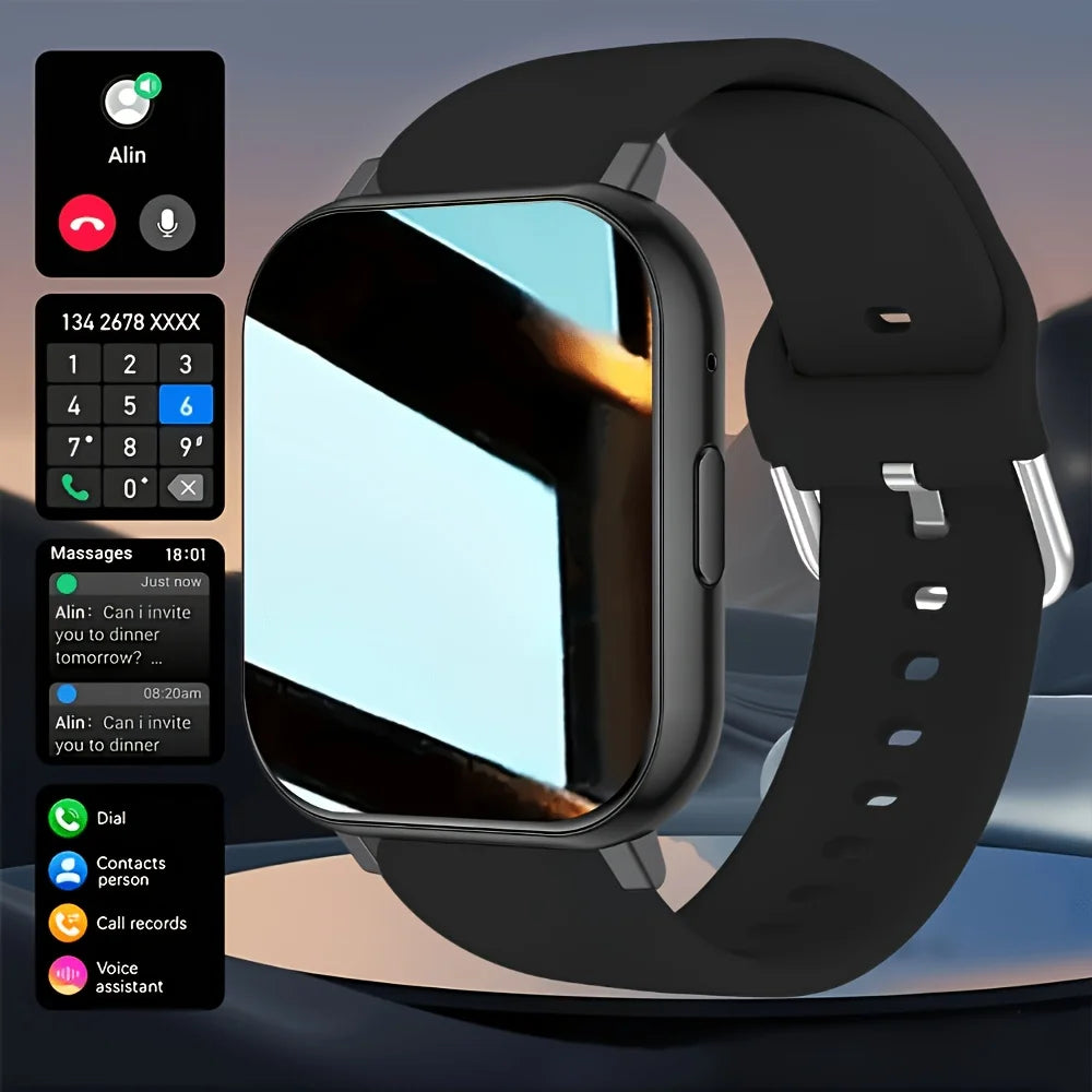 ERUN Smart Watch – Calls, Fitness Tracker & Alexa | Unisex