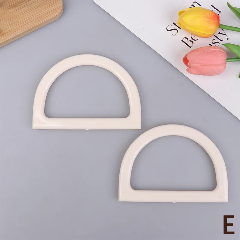 2Pcs D-Shape Bag Handles – DIY Purse & Crochet Bag Handles DIY Bag Handles Oasis Select E