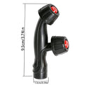 Dual Atomizing Sprayer Nozzle For Garden Lawn Irrigation 3/8 Inch Female Thread Efficient Irrigation Oasis Select 1pcs