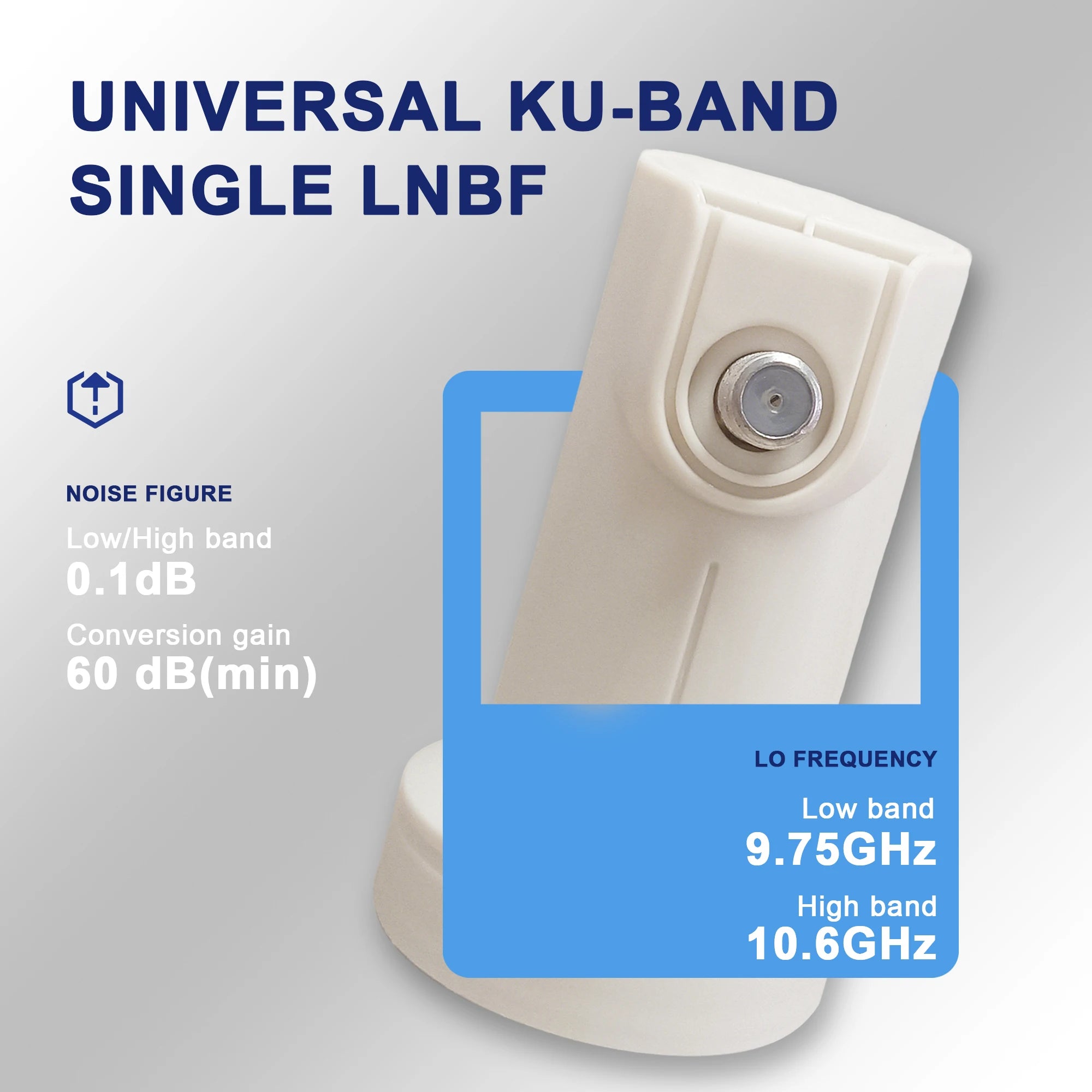 Local oscillator frequency 9750 10600 LNB satellite Ku-band feedhorn DVB-S2 S2X downconverter 1 output 2 outputs 4 outputs quatt Oasis Select