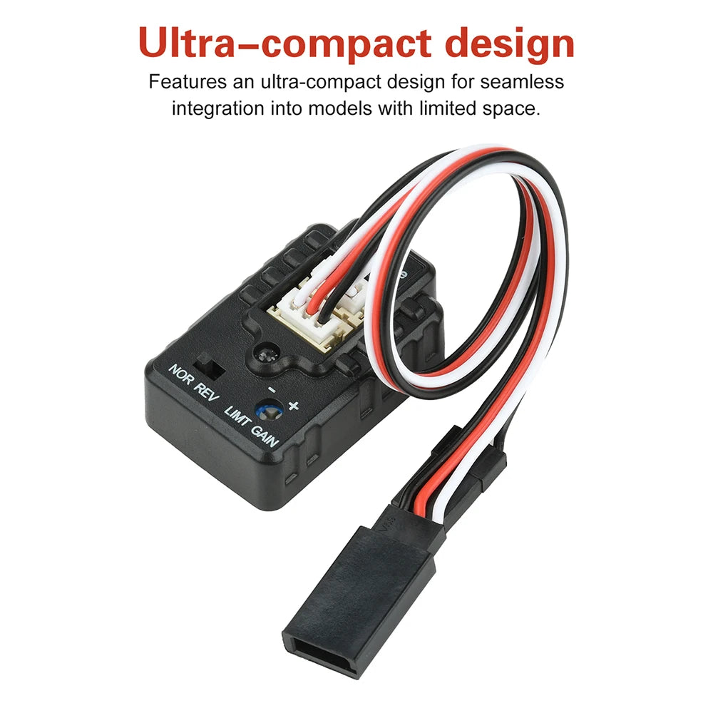 Automatic Stability Control Gyroscope for RC Drift Racing Car Professional RC Gyro Integrated Compact Two Axis Gyroscope Oasis Select