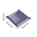 1PC Foldable Silicone Mat With Magnetic Feature Heat Resistant Trivet For Casserole Dish Folding Cutting Board For Camping Oasis Select Purple M