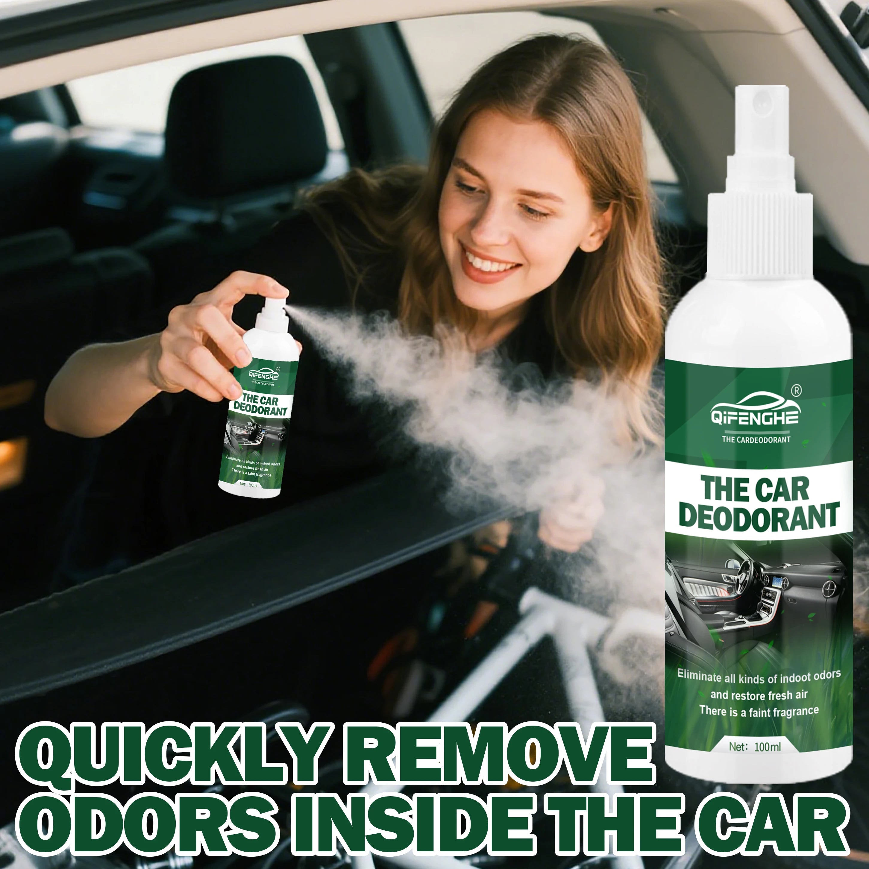 TOPMVCAR Car Air Freshener Antibacterial AC Spray | Odor