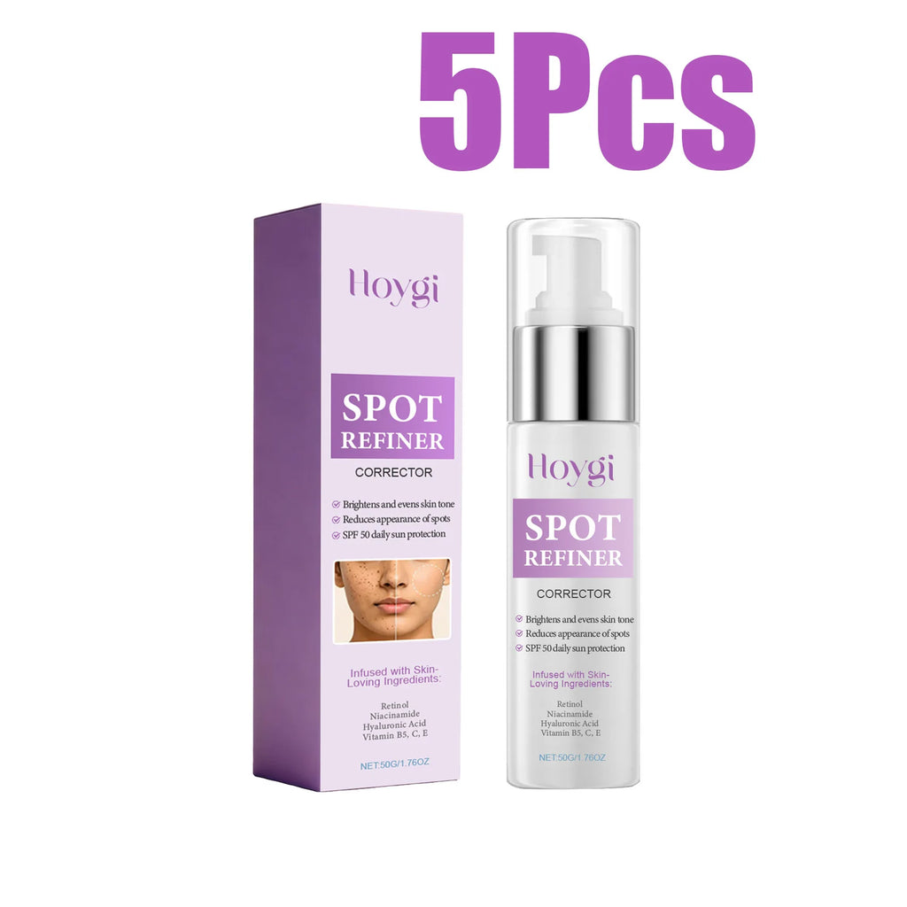 Hoygi Dark Spot Corrector SPF Cream – Vitamin C & Retinol SPF Brightening Cream Oasis Select 5 x 50g Boxed
