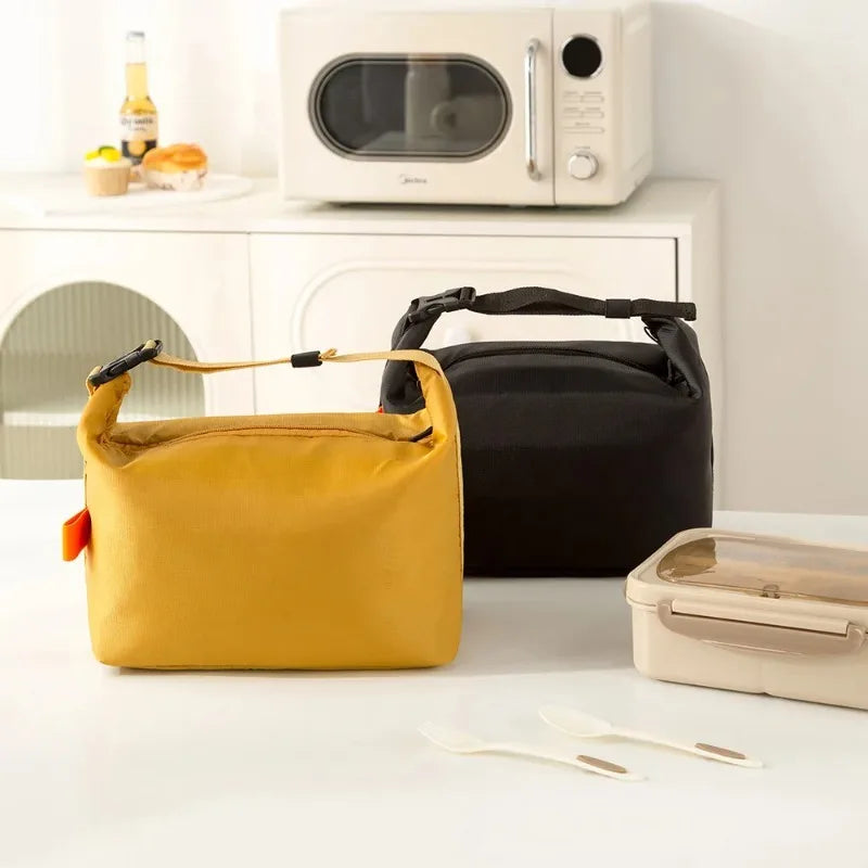 1pcs Handheld Lunch Box Bag Portable Insulated Lunch Box Bag Thickened Aluminum Foil Waterproof Insulation Oasis Select