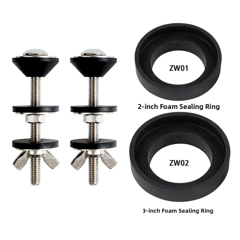 Toilet Tank Bolts And Screws Kit With Sealing Rubber Rings For Bathroom Toilet Repair 2 Inch 3 Inch Foam Gaskets Oasis Select D China Mainland