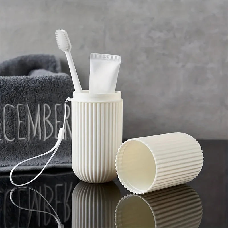 table Toothbrush Protect Holder Cup Case Travel Camping Storage Box Organizer Travel Toiletries Storage Cup New Creat Oasis Select