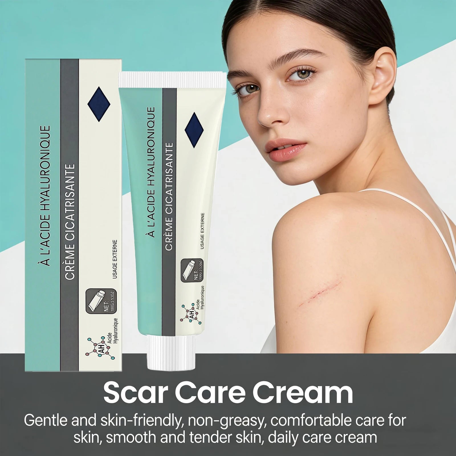 Scar Fading Cream Reduce Scars Improve Acne Marks Deep Hydration Repair Skin Moisturizing Scar Lightening Soothing Cream Oasis Select