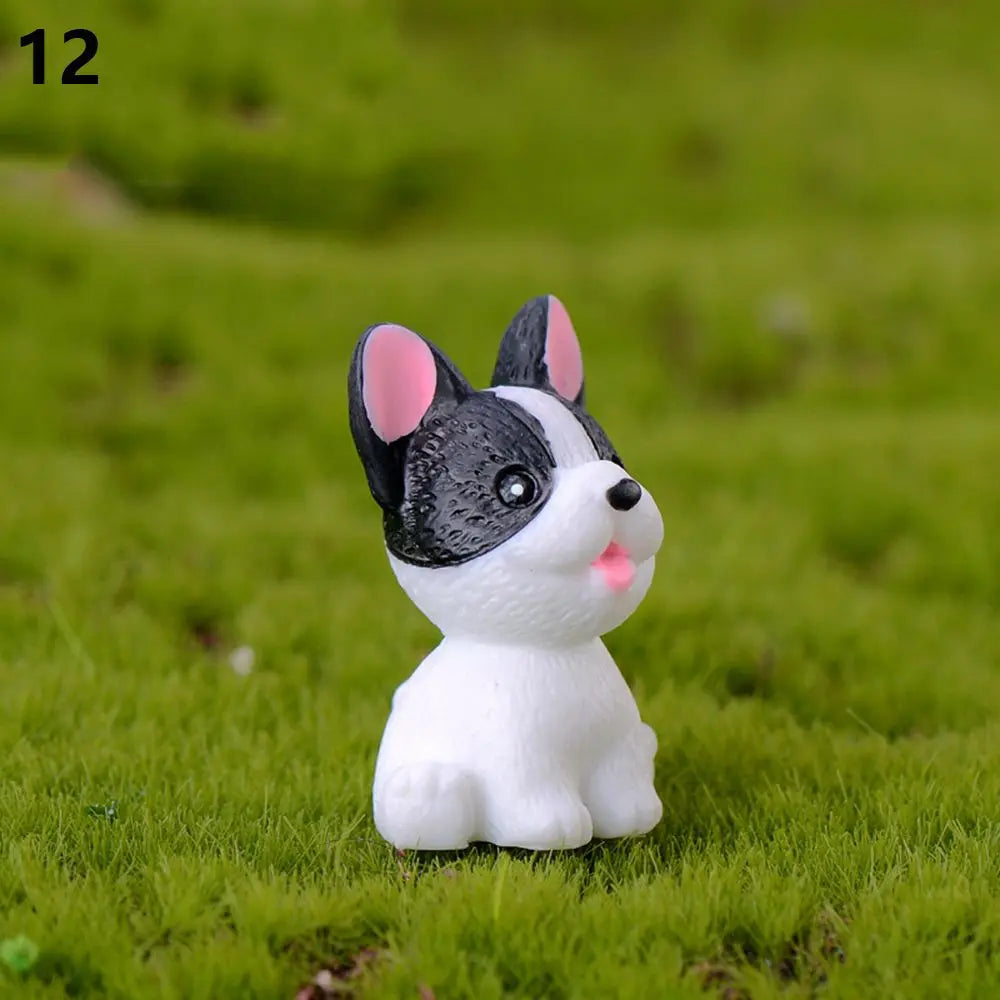 Mini White Bear Polar Bear Figurines Simulation Home Micro Landscape Garden Miniatures Animal Home Decor Accessories Oasis Select type 12
