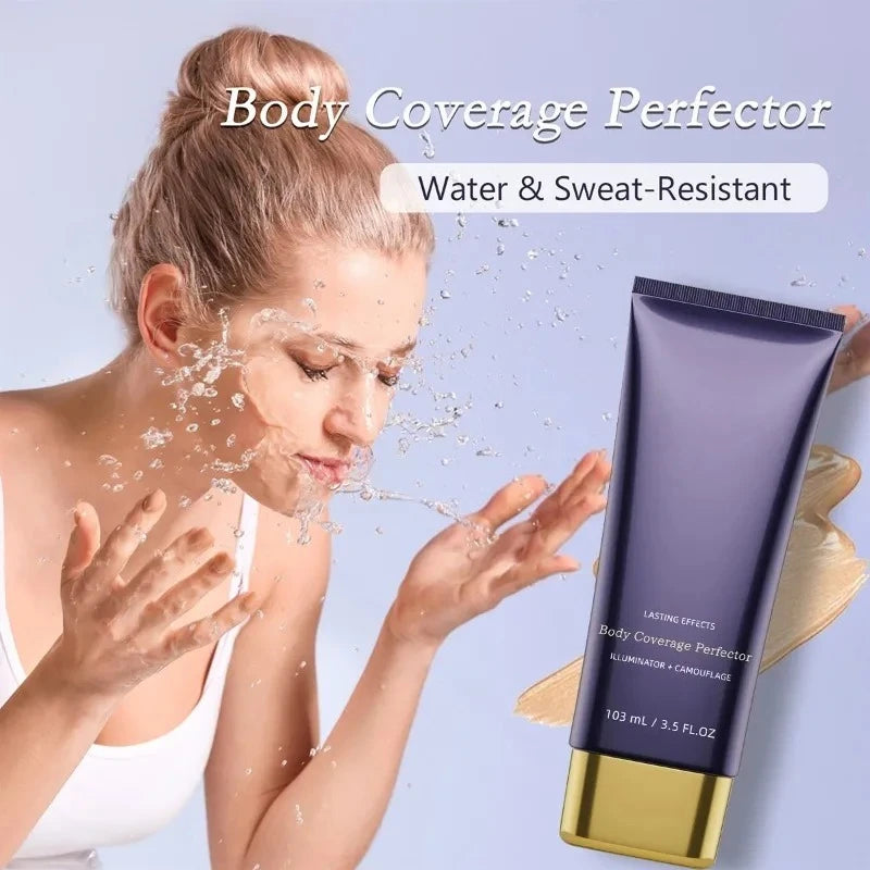 BARUBT Waterproof Body Coverage Concealer Cream + Buffer Brush