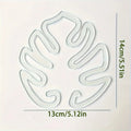 Monstera Shaped Plant Support Easy Installation Decorative Plant Stand Leaf Shape Plants Pole Sturdy Alloy Support Pile Garden Oasis Select 1pc