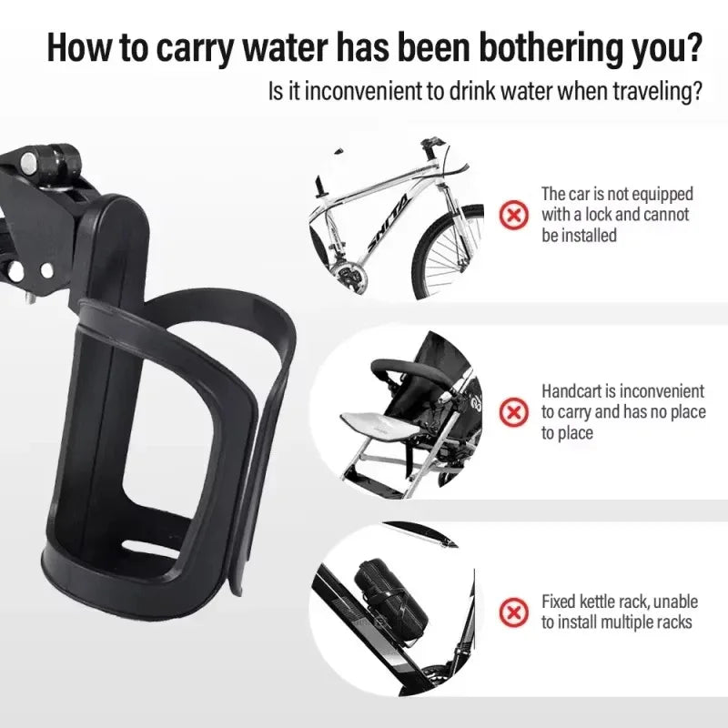 Quick Release Bike Bottle Holder Adjustable Cycling Cup Mount for Outdoor Riding Water Storage Bicycle Bottle Holder Oasis Select