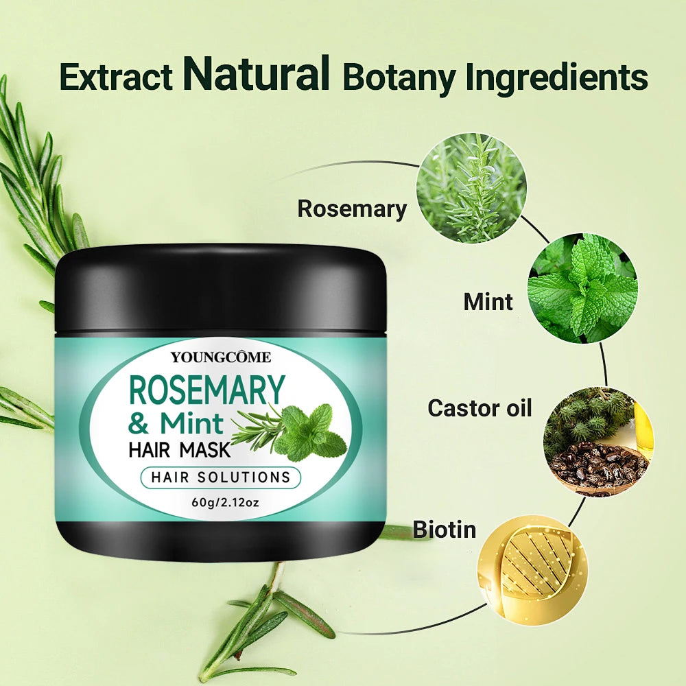 Rosemary Plant Essence Hair Mask – Deep Nourishing Treatment