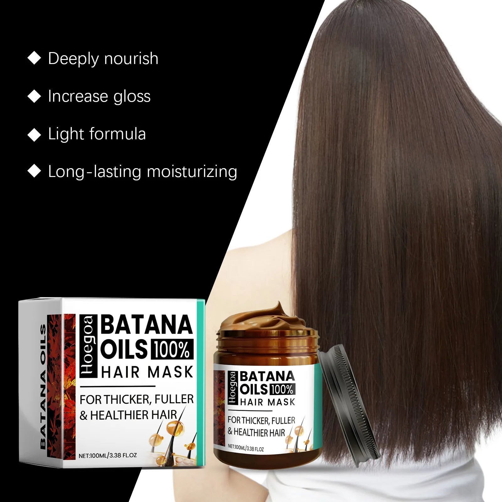 HOEGOA Batana Oil Hair Mask – Growth & Anti-Breakage Treatment Batana Oil Hair Mask Oasis Select