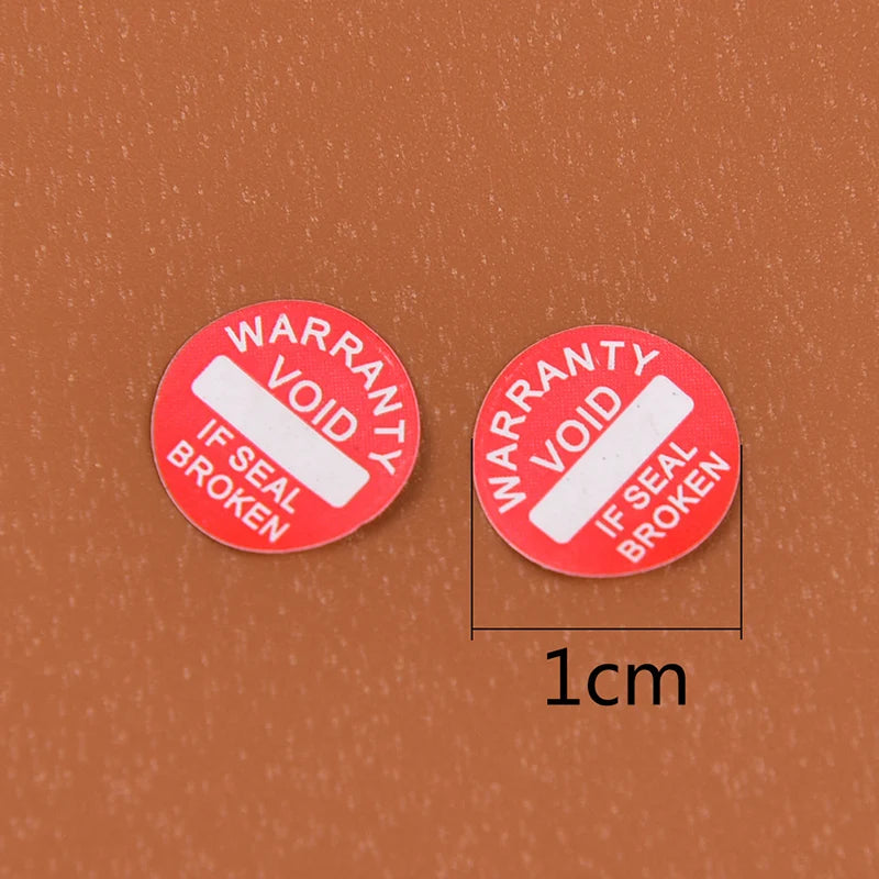 208Pc 10mm warranty fragile seal label sticker universal guaranteed VOID sticker Oasis Select