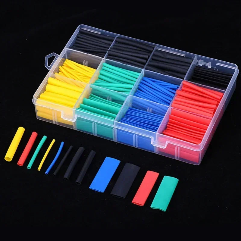 Et Polyolefin Shrinking Assorted Heat Shrink Tube Wire Cable Insulated Sleeving Tubing Set Shrinking Heat Shrinkable Tubing Oasis Select