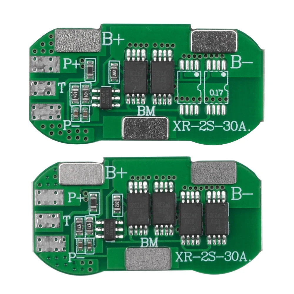 BMS 2S 7.4V 8.4V 18650 Lithium Battery Protection Board Li-ion Batteries Charge Discharge Protection Module Protect 2S 5A 6A 10A Oasis Select