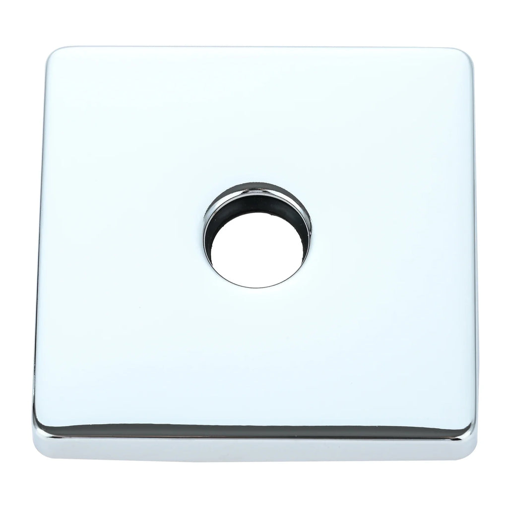3.5 inch Square Shower Flange Cover Universal Shower Arm Flange Oversized Replacement Escutcheon Cover Plate for All G1/2in Pipe Oasis Select Polished Chrome