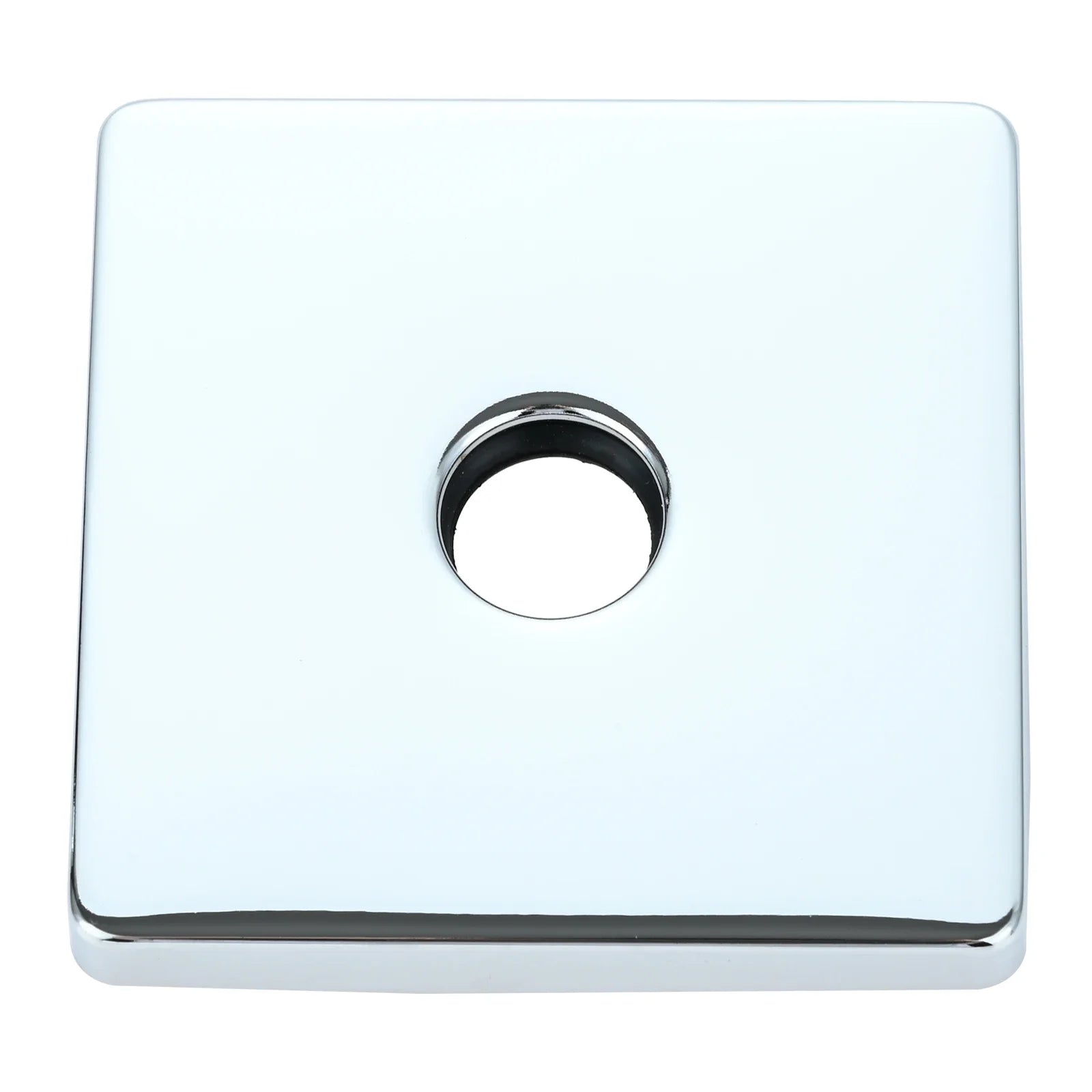 3.5 inch Square Shower Flange Cover Universal Shower Arm Flange Oversized Replacement Escutcheon Cover Plate for All G1/2in Pipe Oasis Select Polished Chrome