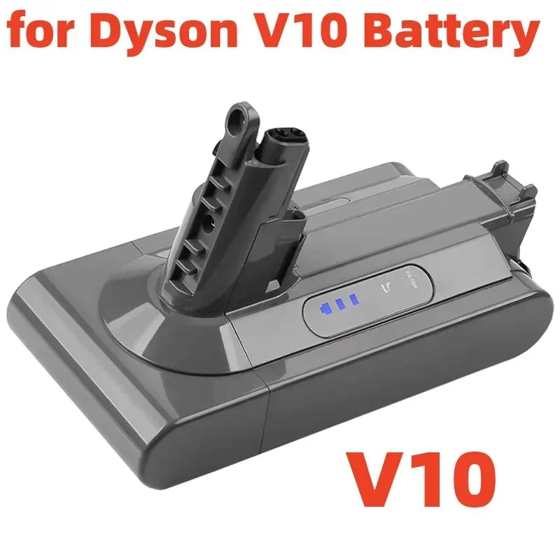 For Dyson V10 Battery V10 Animal Absolute Fluffy Cordless Vacuum Cleaner NEW 25.2V 6000mAh-12800mAH DYSON V10 Batterie Oasis Select