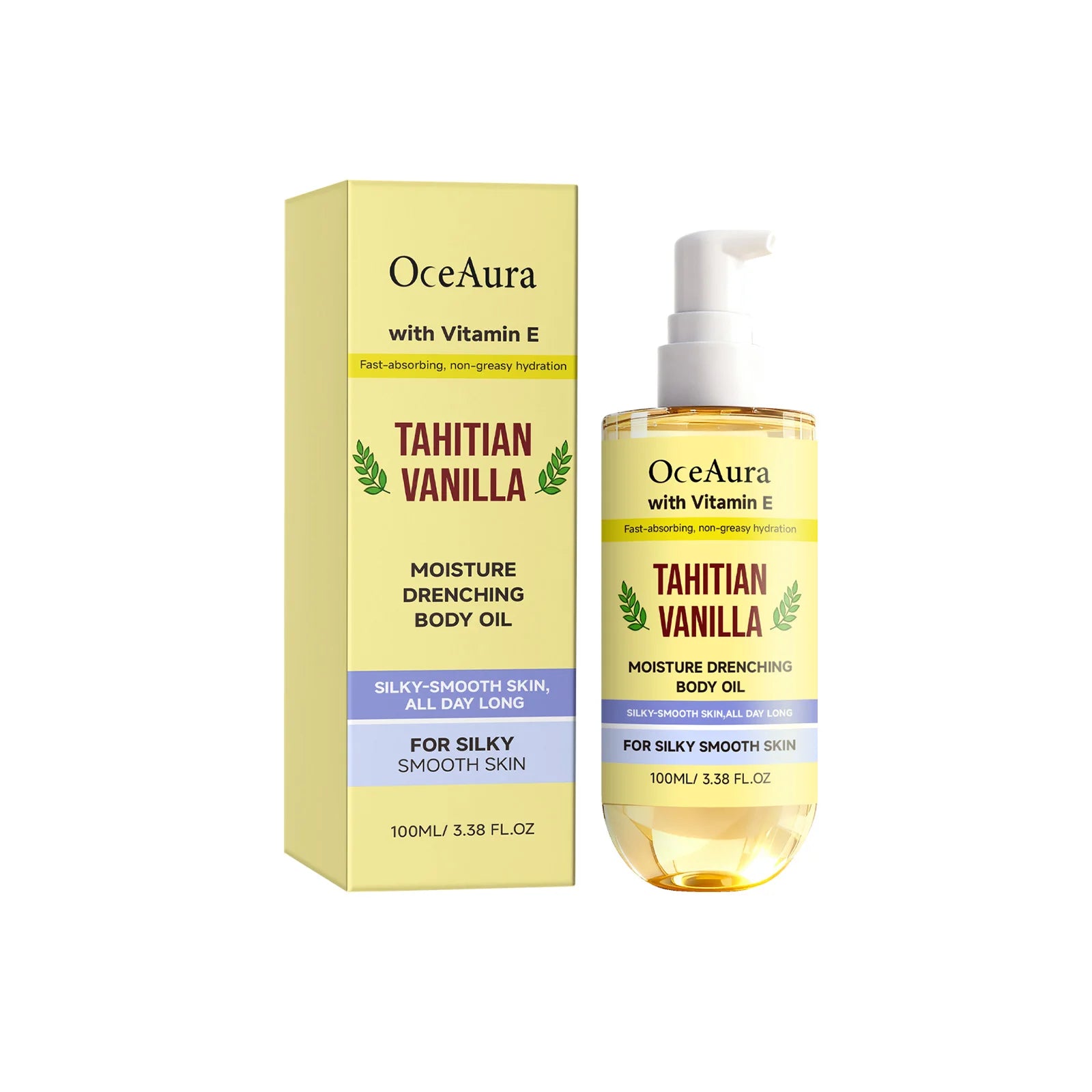 Deep Hydration Body Serum Oil Vanilla Fragrance Lasting Hydrating