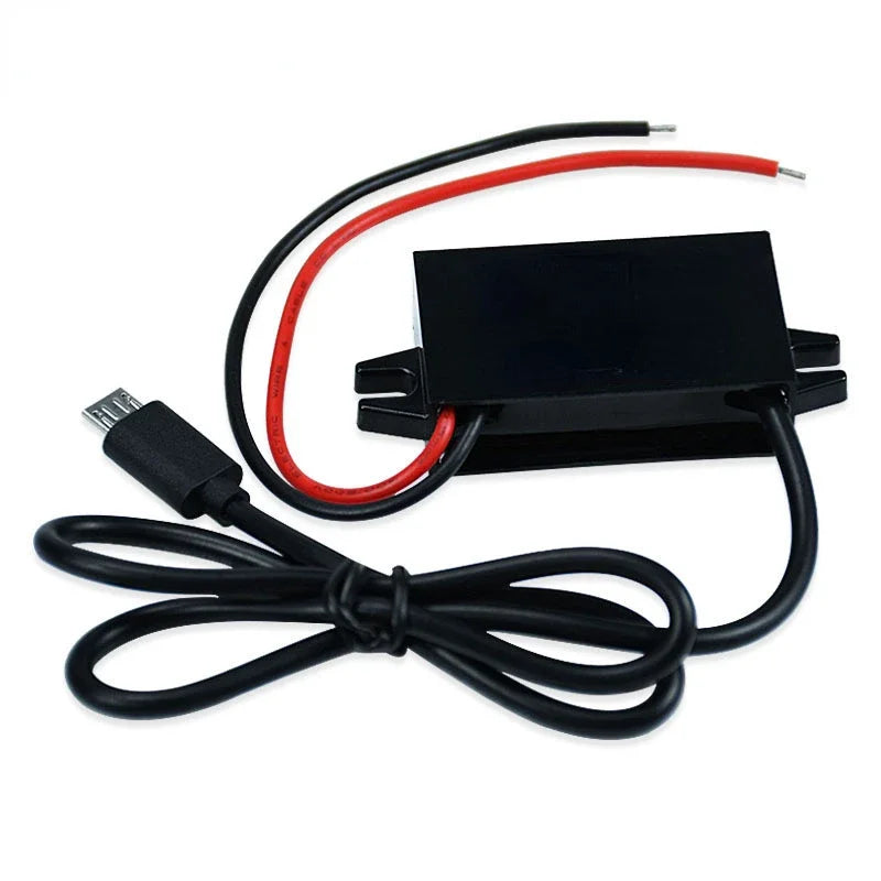 12 Volt Car Phone Charger Adapter 12 Volt to 5 Volt 12V 24V 36V 48V to 5V 3A DC Step Down Power Converter MICRO MIMI TYPE C Oasis Select Micro USB DC 12V 24V (8-35V) 5V3A