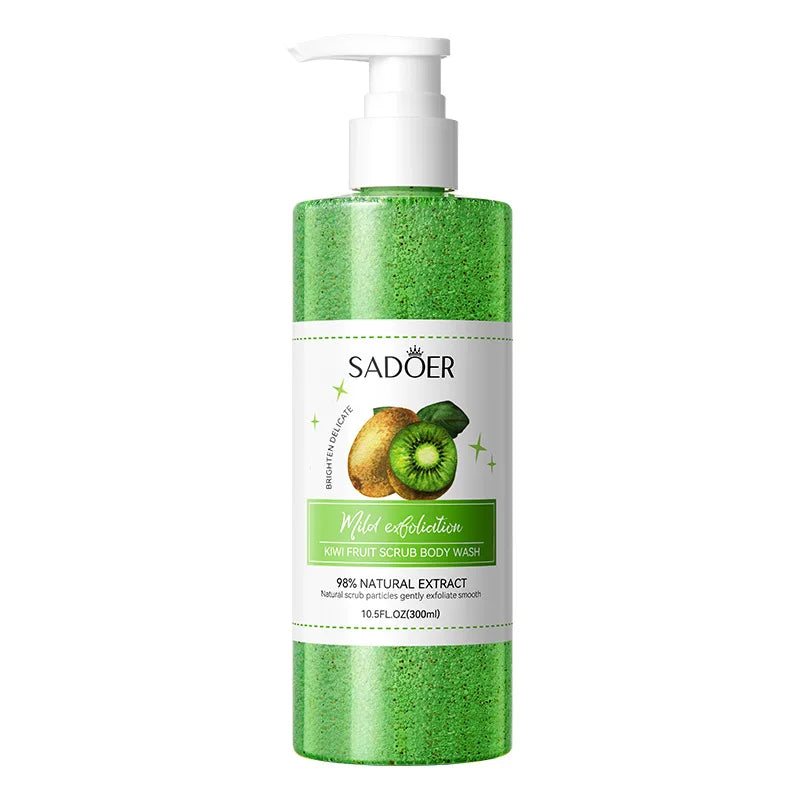 300ml Exfoliating Shower Gel with Fine Scrub Particles That Cleanse Skin Impurities, Brighten Skin Tone, Make Skin Clean and Silky, and Emit a Pleasant Fragrance Oasis Select 1Pc