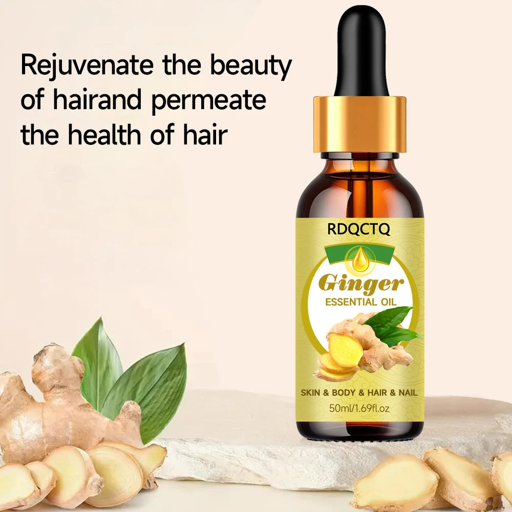 RDQCTQ Ginger Essential Oil – Skin, Hair, Body & Nail Care Essential Oil Oasis Select
