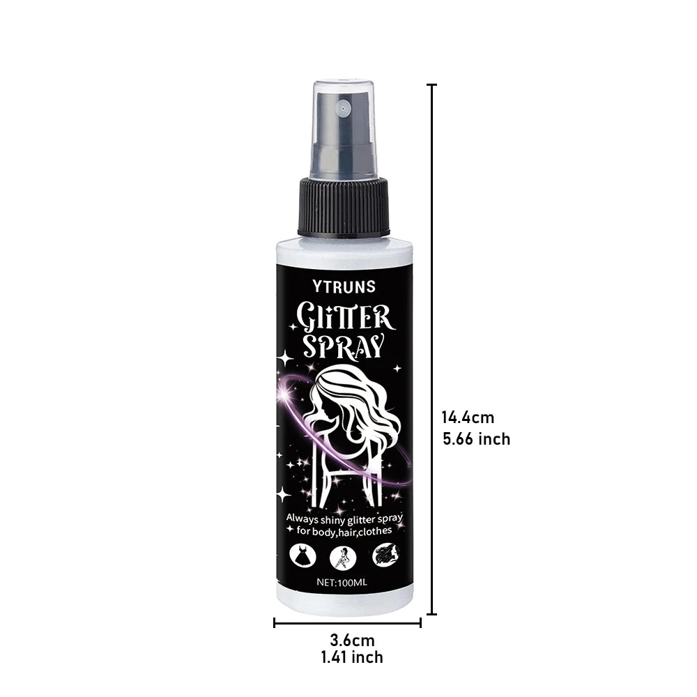 Radiant Glitter Highlighter Body Spray | Festivals & Parties