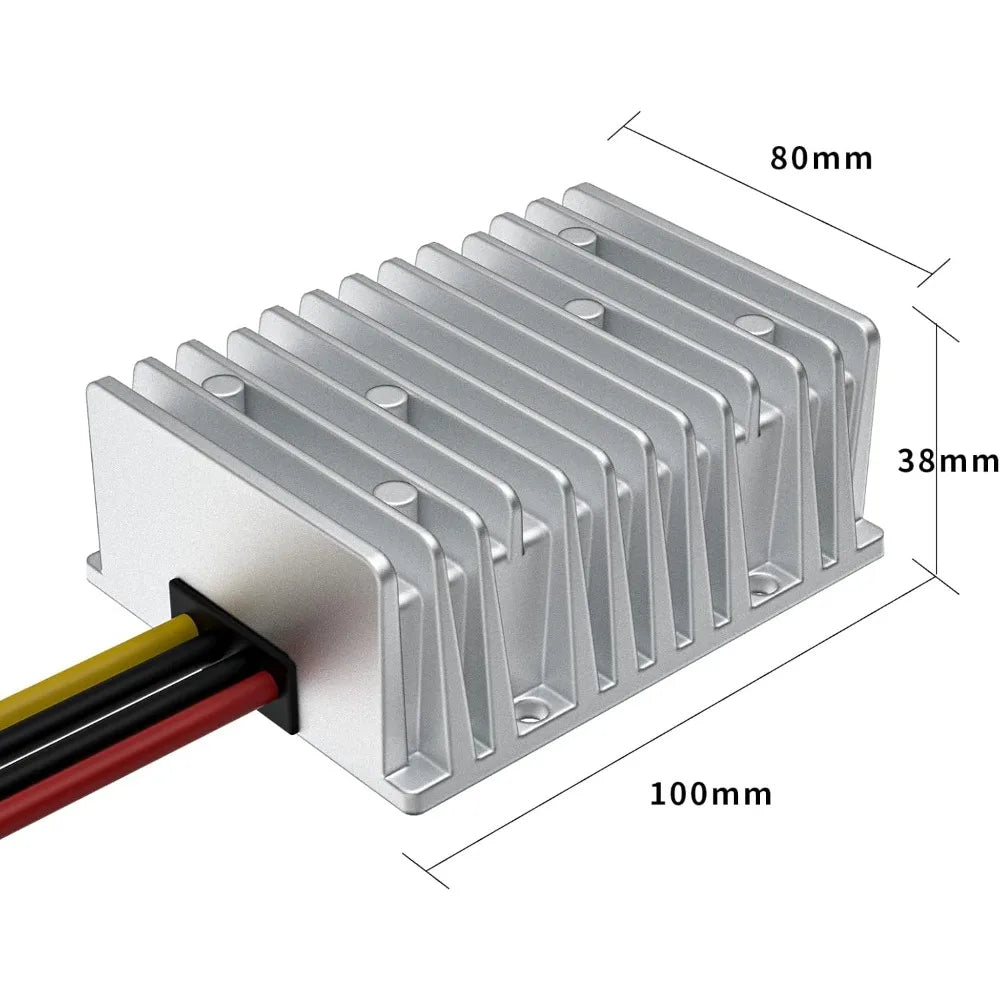 DC/DC 12V Step Up To 24V 20A 480W Boost Converter IP68 Waterproof High Efficiency Voltage Regulator For Golf Cart Club Car GPS Oasis Select