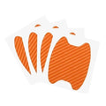 4 pcs/Set Car Door Sticker Carbon Fiber Scratches Resistant Cover Auto Handle Protection Film Exterior Styling Car Accessories Oasis Select Orange 12pcs