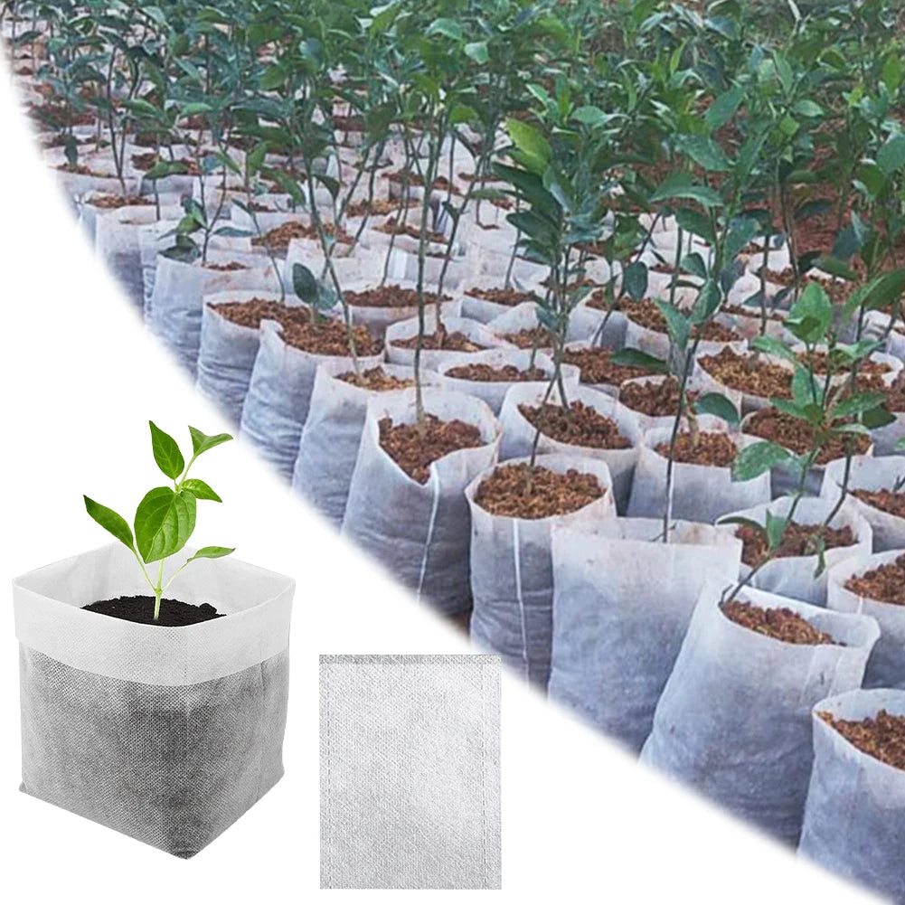 Biodegradable Non-Woven Seed Nursery Bags – Plant Grow Bags Seed Nursery Bags Oasis Select
