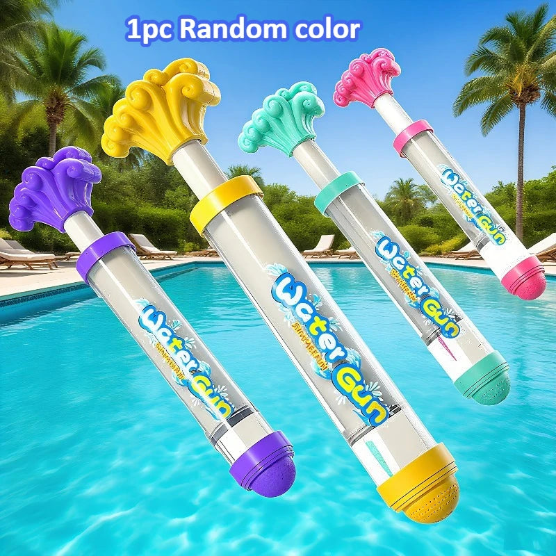 1/4pcs Push-Pop Firework Water Gun, Romantic Firecracker Sprayer for Pool Party, Outdoor Fun Beach Toy, Holiday Gift, Pool Toys Oasis Select 1pc