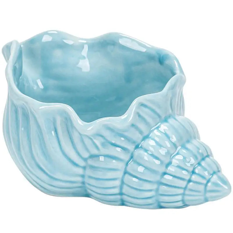 Romantic Ashtray Home Living Room Office Ceramic Conch Handicrafts Oasis Select