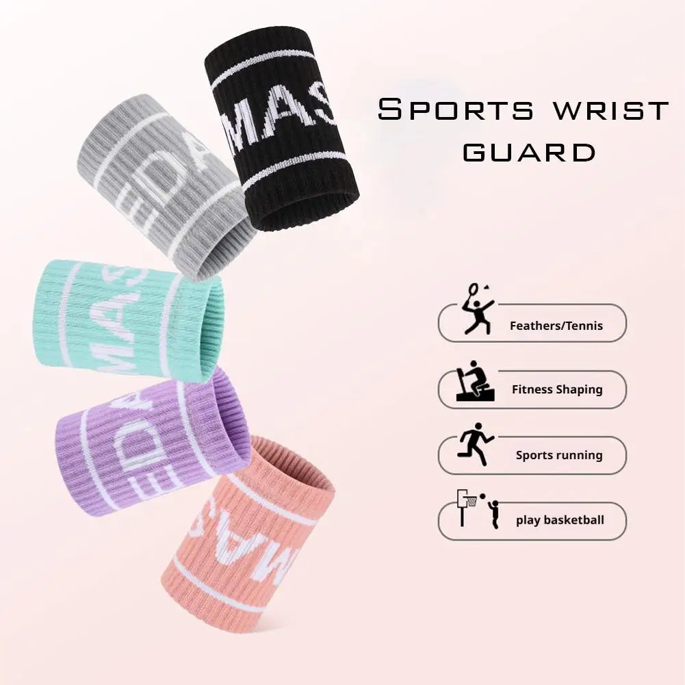 NEW Elastic Sport Wristband Basketball Volleyball Wrist Guard Golf Tennis Sweatband Wrist Band Fashion Colorful Wrist Support Oasis Select