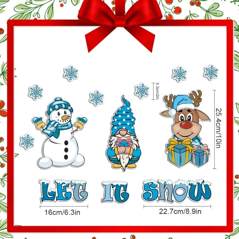 Christmas Magnetic Refrigerator Garage Door Car Body Decoration Festive Atmosphere Christmas Home Decoration Oasis Select CT126