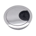 Mm Chrome Brush Cable Hole Cover Convenient Use Desktop Neat Detachable Body Detachable Design Easily Inserted Oasis Select Glossy 50MM China Mainland