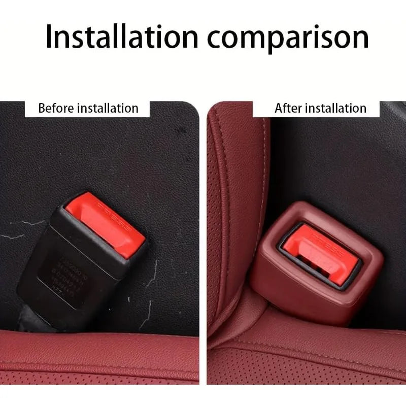 Universal Seat Belt Slot Protection Covers Collision And Scratch Protection For Car Interior Accessories Auto Interior Supplies Oasis Select