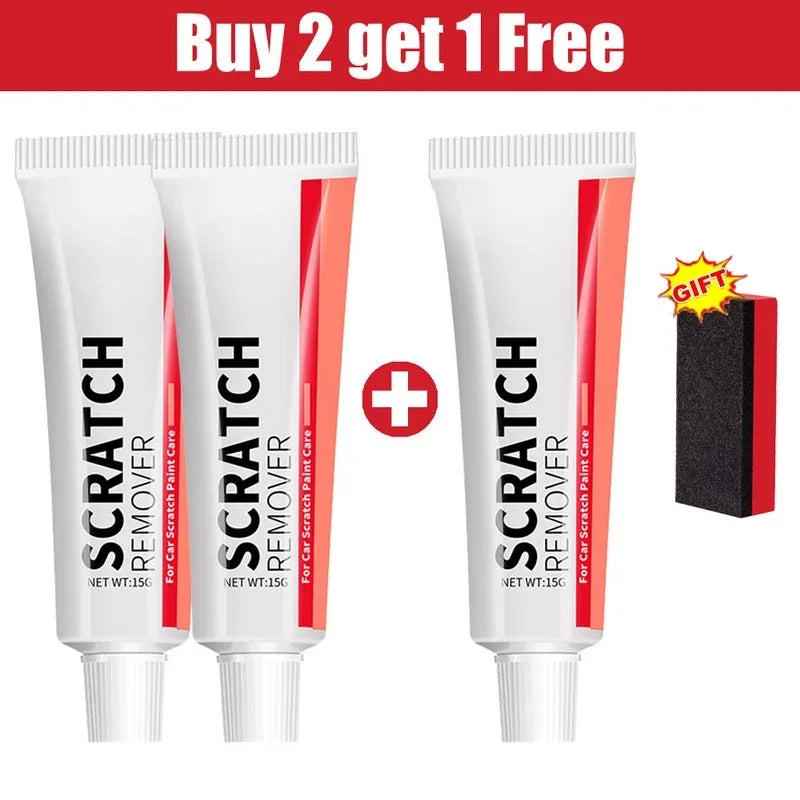 Car Scratch Remover with Sponge Car Polishing Paste Multifunction Protection Car Body Scratch Remover Kit for Car Motorcycles Oasis Select Buy 2 get 1 off