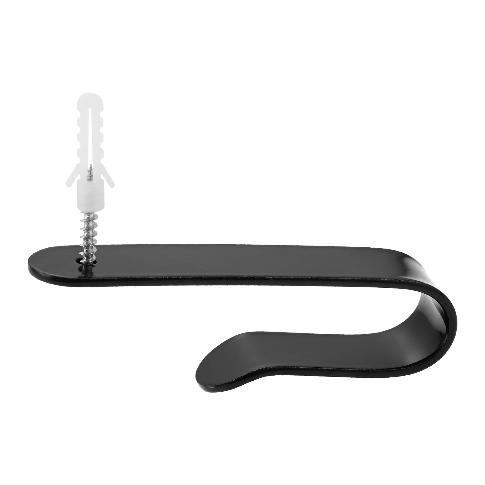 2Pcs Black Carbon Steel Snowboard Wall Mount Clips,Multi-Scene Display for Snowboard,Durable Storage Hanger,Angled Design Oasis Select